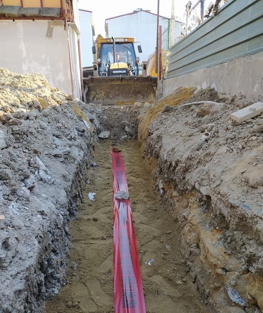 Kanal içinde OG kablo çekimi